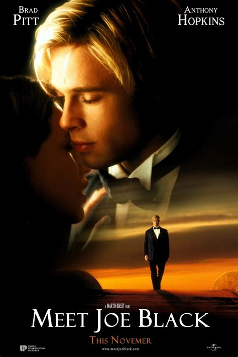 brad pitt with anthony hopkins|meet joe black release date.